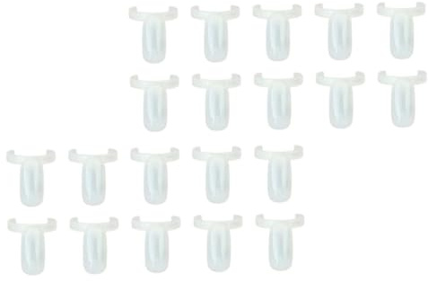 CLISPEED 100 pièces Lot Anneaux de Présentation Manucure Mini pour Vernis à Ongles Nuancier Pratique pour Salon et Débutants Carte Couleur Légère et Sécurisée