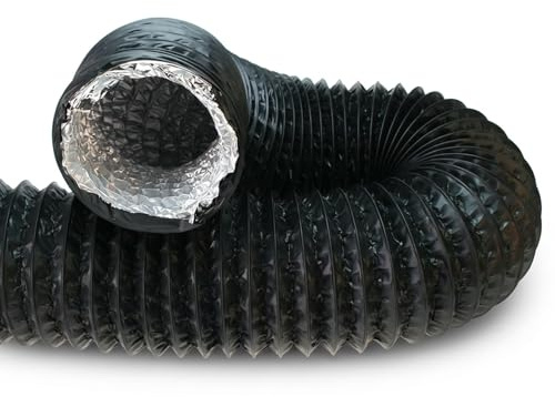 Easy Act Combiconnect Flex-Schlauch Ø 250 mm, Länge 5 m, flexibler mehrschichtiger Lüftungsschlauch mit Kunststoffbeschichtung für Klima- und Lüftungsanlagen