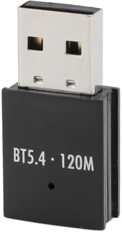 SUNGOOYUE USB Bluetooth-adapter, Trådlös Bluetooth 5.4-mottagare och Sändare med Inbyggd Antenn för 120m överföring, Kompatibel med