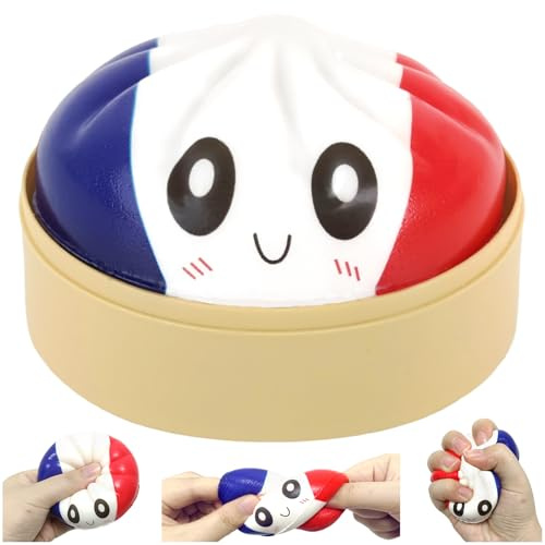 Squishy Bao Dumpling, handhållen leksak för att lindra stress Mjuk avlastningspasta Lätt att transportera för flickor, studenter, vuxna