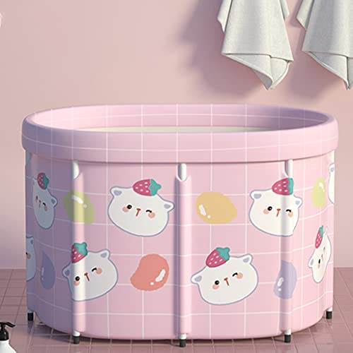 CongMing-huajia Faltbare Badewanne für Erwachsene, effiziente Erhaltung der Temperatur, langlebig, Einweich-Badewanne mit großer Rückenlehne, Kinder-Badeeimer zum Schwimmen B 80 cm