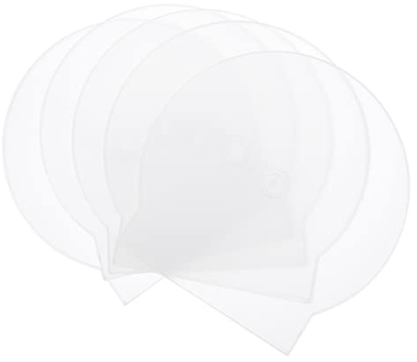 OSALADI Custodia Jewel Case per CD da 40 Pezzi - Custodia A Conchiglia Bianca per Dvd Compatta E Portatile Protegge I Tuoi con Facilità