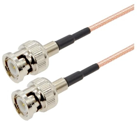10pcs / lot. RG179. Treccia Bnc. Maschio a. Bnc. Jack della paratia femminile 75ohm Rf. Jumper del cavo di estensione coassiale adatto Compatible With SDI. Vedio. Cctv. Telecamera (Color : BNC M to B