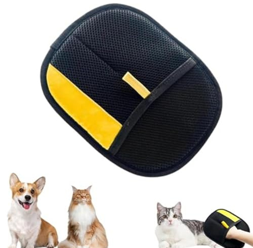 Générique Gants de Toilettage Double Face Élimination Statique et Nettoyage des Poils d'Animaux