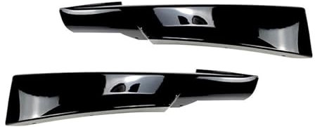 Frontspoiler Lippe Für B&MW 3 Serie E90 E91 Für LCI Tech 2009-2012 Frontstoßstange Lip Body Kit Spoiler Splitter Stoßstange Canard Lip Splitter Teile(Gloss Black)