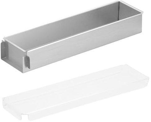 Tiramisu Pan, Non-Stick Stainless Steel Rectangle Cake Pan with Acrylic Lids, Removable Multipurpose Practical Baking Mold for Tiramisu Cheesecake