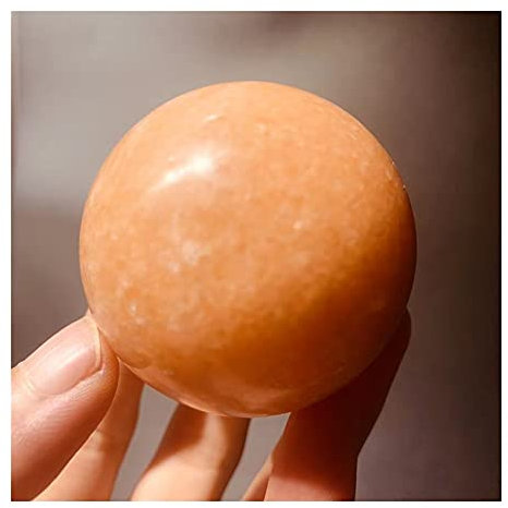 SHAFACIAL Bola de topacio Natural, Bola de Jade Negra, Piedra Natural, Cristal curativo, decoración del hogar, Regalos Soporte Espiritual