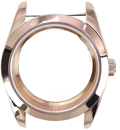 1 st 39 mm klockfodral och armband Safirglas for Miyota 8215 Movement Watches Tillbehör(NO.54 Glass Back A)