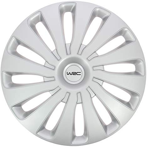 WRC 007585 4 Radkappen 15 Zoll, Radzierblende SEPANG metallic-grau gehalten