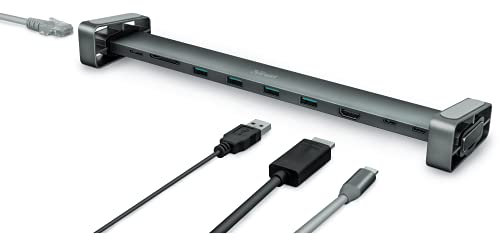 Trust Dalyx Dock multiporta USB-C 10-in-1, Grigio