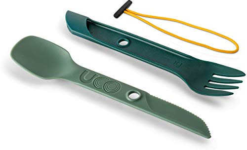UCO 2-Piece Switch Spork Camping Spoon-Fork-Knife Utensil