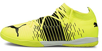 Puma Homme Future Z 3.1 IT Chaussure de Foot en Salle, Yellow Alert Black White, 46.5 EU