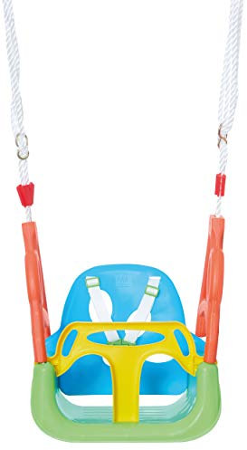 Happy People 73301 - Schaukel Babysitz 3in1 Kunststoff verstellbar 3 Punkt-Gurt Kippschutz für Kinder & Kleinkinder verstellbar und Mitwachsend