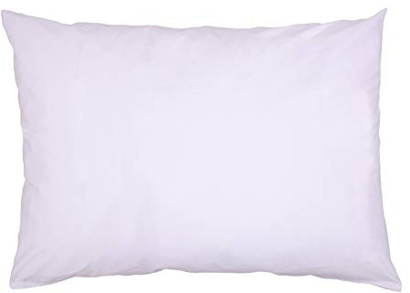 Kissenbezug 25x35 cm Weiß Uni – 100% Baumwolle Linon, Kochfest bis 95 °C – handgefertigt in Europa, Weiße Kissenhülle mit Hotelverschluss für Dekokissen