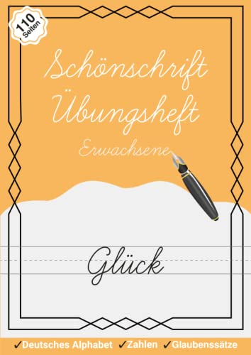 Schönschrift Übungsheft Erwachsene