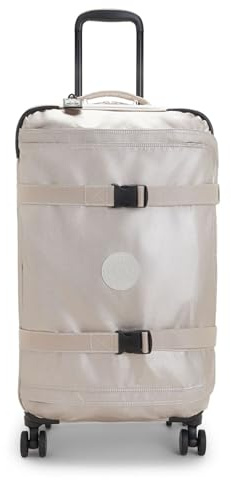 Kipling SPONTANEOUS M Mellanstort hjulbagage, Upprätt, Metallic Glow (Silver)