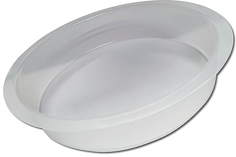 EAP Replacement Wild Bird Seed Feeder Bowl or Water Dish | Clear Plastic | Standard Size to Fit Most Feeding Station Stands (Single Bowl)