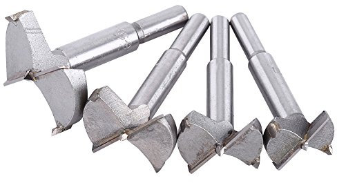 TOUISEDGI Juego de Brocas Forstner de 10 Piezas 14 50 Mm Herramienta de Corte de Orificios para Carpintería de Perforación de Madera Plana, Juego de Brocas de Carburo Cementado