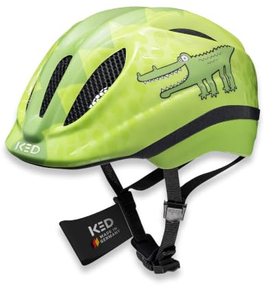 KED Meggy II Trend Fahrradhelm Für Kinder – Made In Germany, LED Rücklicht, MaxShell Technologie Und Präzise Größenverstellung
