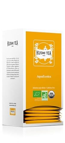 Infusion AquaExotica Bio Kusmi Tea - Boîte de 25 sachets