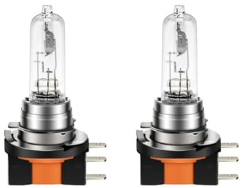 SOFOC H15 Bulb 12V 55W/15W Daytime Running Light 64176 PGJ23t-1 Warm White 715 Headlight DRL High Low Beam 3 Prong Bulb Anti-Glared 2Pcs