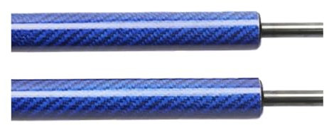 Motorhauben Gasfeder Dämpfer Für Peugeot 206 Für 207i Für SD 1998-2016 Haube Dämpfer Gas Strut Lift Unterstützung Vorderen Motorhaube Ändern Gas Federn Stoßdämpfer(Blue Carbon Fiber)
