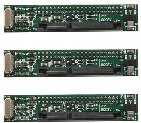 3 Piezas 2.5 Pulgadas IDE A SATA Adaptador, Convertir Portátil 44 Pin Macho Unidad de Disco Duro IDE Pata HDD Ssd A Un Serial Puerto