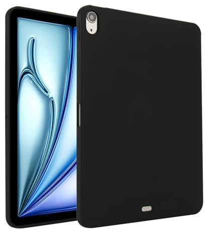 Kompatibel mit iPad Air 5. / Air 4. / Pro 11 2018, schlank und leicht, TPU-Gummi, weiche Silikon-Schutzhülle, stoßfest, Tablet-Abdeckung für iPad AIR4/AIR 5/PRO 11 2018 (schwarz)