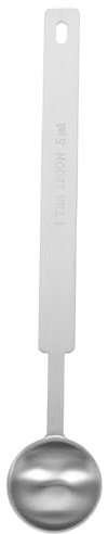 SHOWERORO Medidora Inoxidable De 5ml Juego De Cucharas Medidoras Para Cocina y Repostería