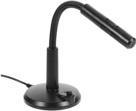 HOMSFOU Microphone USB Polyvalent pour PC avec Support Stable et pour Réunions