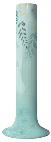CREATCABIN Housse de Protection Anti Poussière pour Ventilateur Vertical Motif Feuille Bleue Protection Anti Poussière en Tissu Lavable pour Ventilateur sur Pied Décoration de Noël 125x60cm