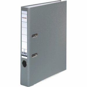 Falken 25 x Ordner A4 PP-Color 50mm grau