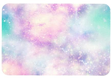 Multifunktionale Schreibtischunterlage, 45,7 x 71,1 cm, Galaxie Regenbogen rosa Muster, Dual-Use Schreibtischunterlage für Büro/Zuhause