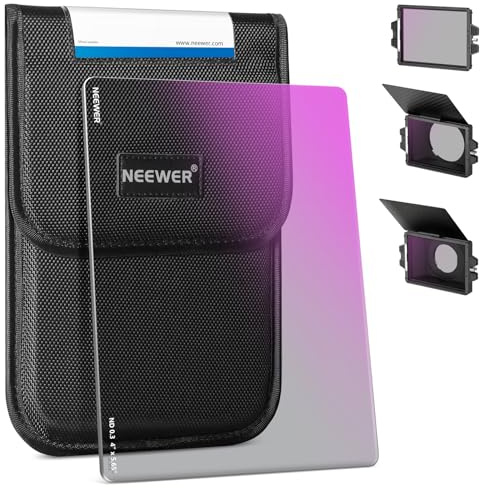 NEEWER Filtro ND Cuadrado ND0,3 (1 Parada), 4 x 5,65 Pulgadas, Doble Cara 30 Multi Nano Revestido, Filtro de Densidad Neutra para NEEWER Matte Box, Compatible con Tilta, Compatible con SmallRig