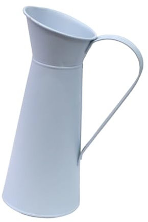 OUNONA Simple Iron Pitcher Creative Vase Dried Flower Arrangement Mini Coffee Pot Versatile for Home Random Color