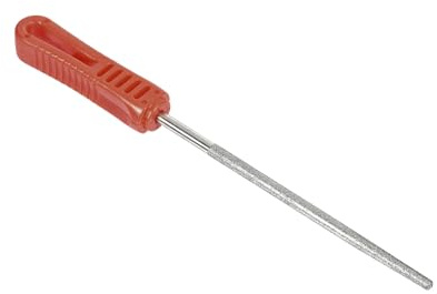 CoCud Lima de Diamante, Longitud de Lima de 6 Longitud Total de 10, Lima Redonda con Recubrimiento de Diamante - (Aplicaciones: para Modelos de Rectificado)