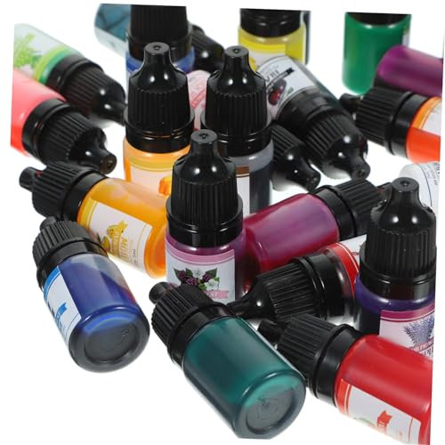 Lurrose 1 Schachtel Epoxid-Tonung Farbstoff zur Herstellung von Duftkerzen Epoxidharz flüssig Harz Epoxid Silikonformen Duftkerzenherstellungszubehör DIY Seifenmaterial natürlich Pigment