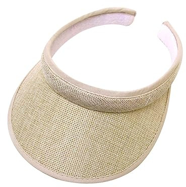EHOTER Visiere Casquette Femme Chapeaux De Paille Visières De Soleil Anti-UV Soleil Visiere Casquette Cadeau Pour Femmes