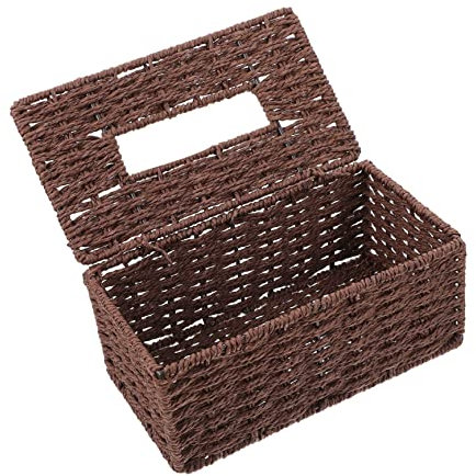 RORPOIR Eleganter Tisch-taschentuchbox- Papierhandtücher Box Retro-Stil