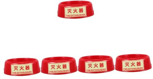 SOLUSTRE 5 Pz base estintore Base per estintore Base riflettente per estintore Supporto da pavimento per estintori supporti per estintori supporto per estintore portaestintore in plastica
