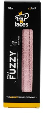 Crep Protect Lacets Fuzzy – Lacets Imperméables et Anti-Taches pour Sneakers et Bottes – Compatibles avec Dunk, Air Force, Jordan, Timberland