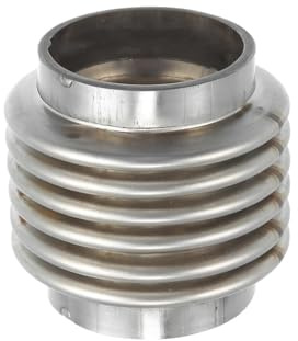 Auspuff Endrohr 38mm/45mm/50mm/60mm Auto Auspuff Flexible Rohr Anschluss Rohre Faltenbalg Universal Langlebig Edelstahl Endschalldämpfer(45x51x63.5mm)