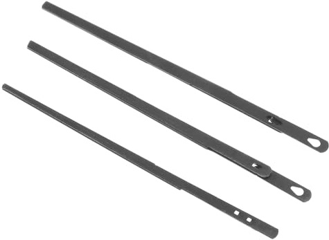 TEHAUX 3 Pezzi Ago per Pelle in Metallo per Cucitura Scarpe e Portafogli, Ago Doppio Foro per Intreccio Pelle Filo Cerato, per Progetti di Cucitura Fai-da-Te