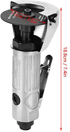 3 Pollici Smerigliatrice Pneumatica Taglio Power Ad Aria Compressa Per Tubi, Taglierina Circolare Ad Alta Velocità Regolabile 6-8kg / Cm2(1)