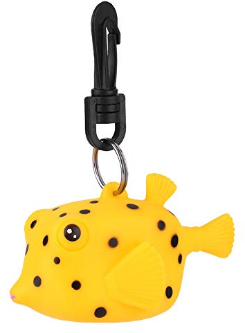 Shanrya Tauchmundstück, Mundstück Schutz Atemregler Tauchmundstück Abdeckung, für Tauchen Tauchzubehör Wassersport(Kleiner gelber Quacksalber)