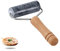 Tianman Rodillo de madera para pizza, rodillo de mármol antiadherente tipo T, para hornear tortillas, fudge, pizza, galletas y otros horneados en la cocina (tipo 2 negro).