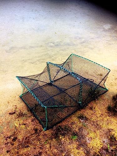 Nr.56,Plattfischreuse,Plattfischkorb, Krebsreuse 90cm x 60cm x 30cm, Krabbenreuse, Krebskorb, Krabbenkorb, Plattfischkorb,Faltreuse, Köderfischreuse, Reuse, Reusen, Krebsreusen, Krabbenreusen