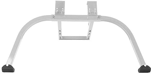 AC78 Quickclick Estabilizador con Rueda, Gancho de Techo de Escalera de Acero Resistente, Barra en T con Agarre de Goma, Fácil Configuración para Limpieza de Canalones,