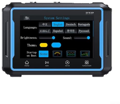 Oscilloscope multimètre tactile 2C53P 4 3, haute performance pour explorer les formes d'onde