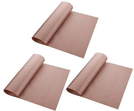 Alipis 3piezas Papel De Horno De Láminas Antiadherentes Reutilizables Revestimiento Inferior Para Hornear Resistente Altas Temperaturas
